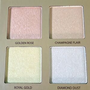 Glam Glow Highlighter Palette New NWOT make-up Golden Rose, Diamond Dust, Royal
